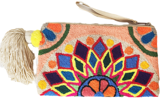 Nora Handmade Wayuu Punch-needle Clutch - Wuitusu