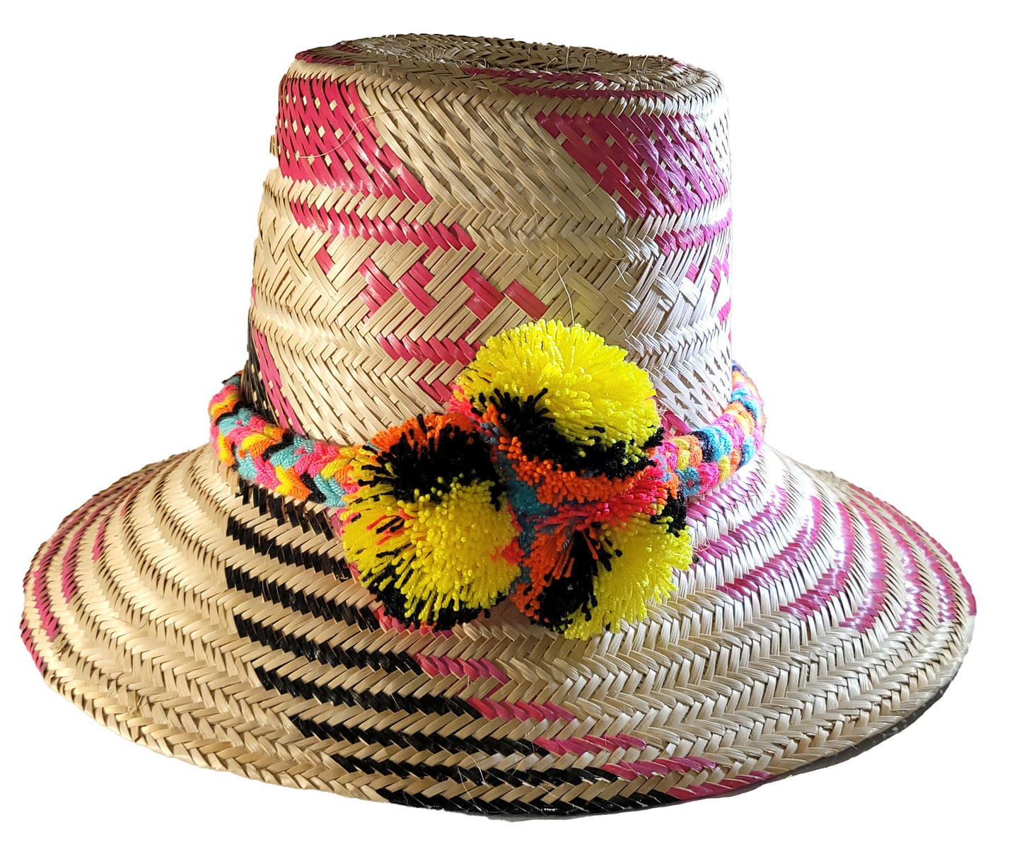 Iris Handmade Wayuu Hat - Wuitusu-front