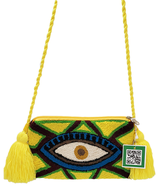 Sarah Fluffy Clutch with Handle - Wuitusu