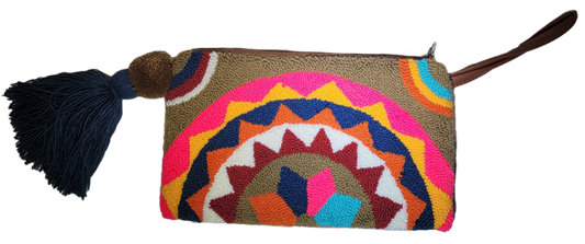 Talia Handmade Wayuu Punch-needle Clutch - a perfect gift for her