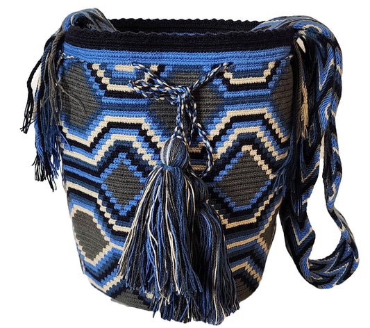 Aisha Large Handmade Crochet Wayuu Mochila Bag