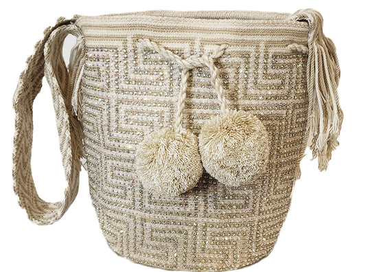 Amber Handmade Crochet Wayuu Mochila Bag