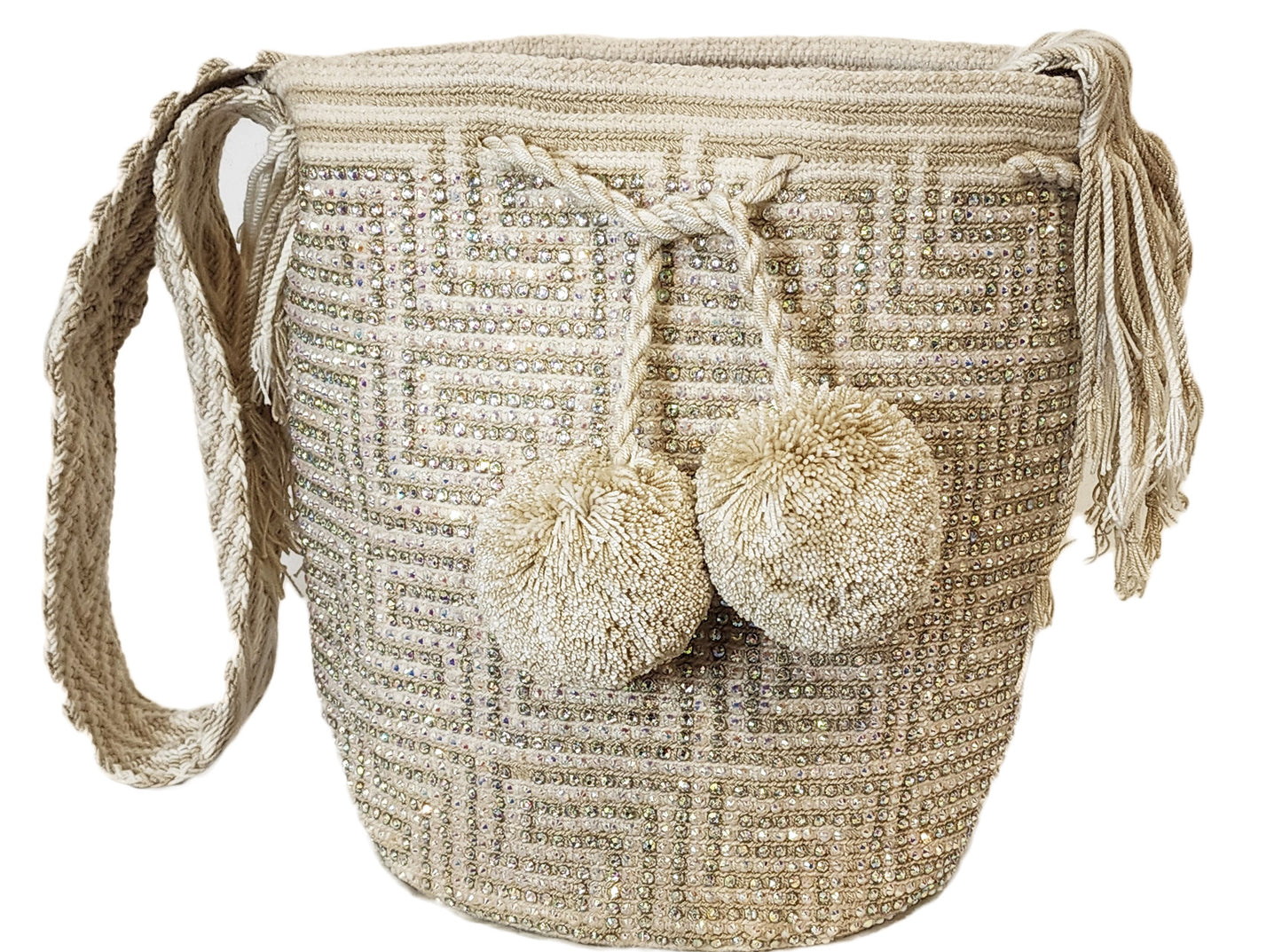 Amber Handmade Crochet Wayuu Mochila Bag - Wuitusu