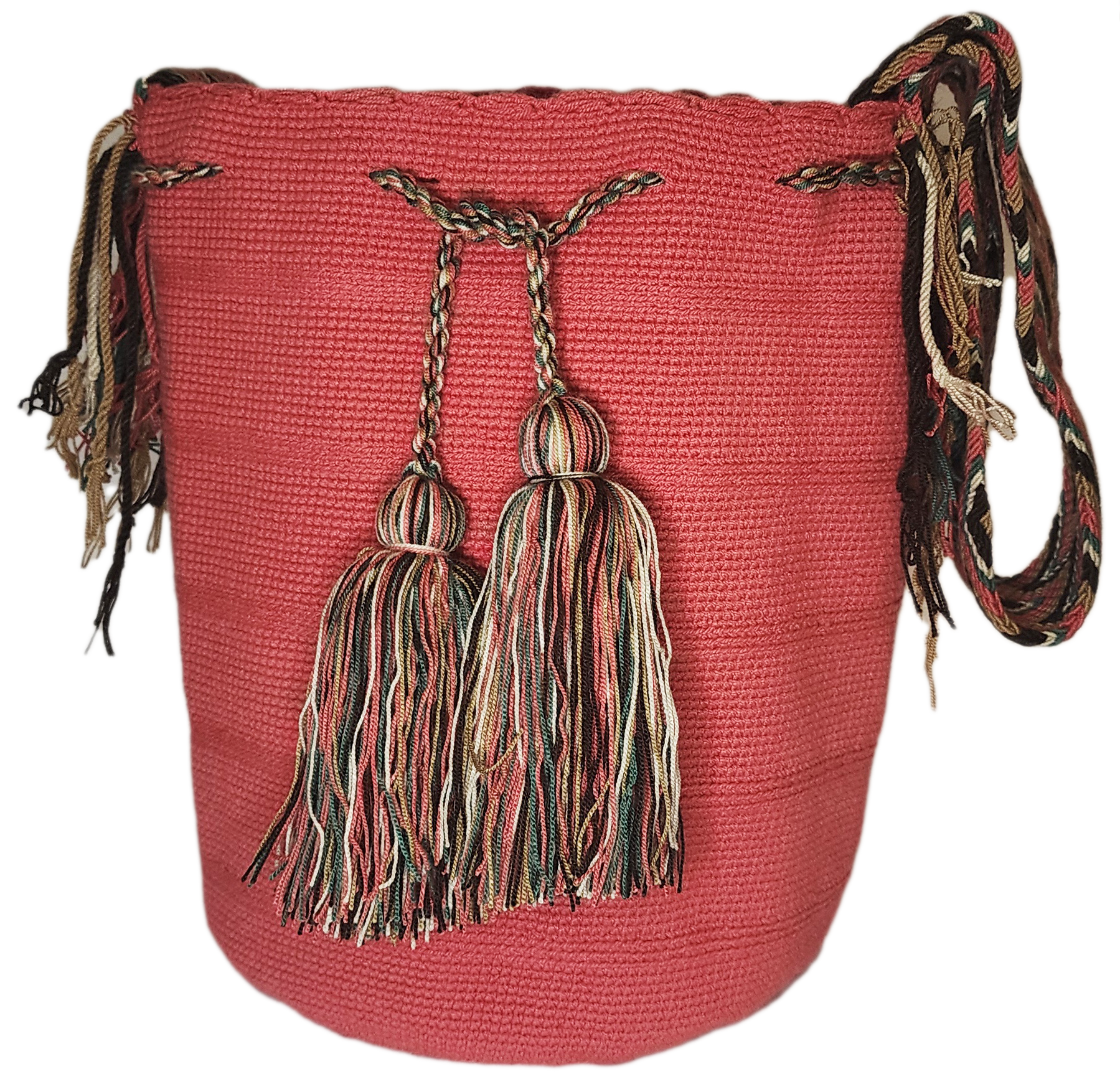 Alana Unicolor Large Handmade Wayuu Mochila Bag - a perfect gift for her