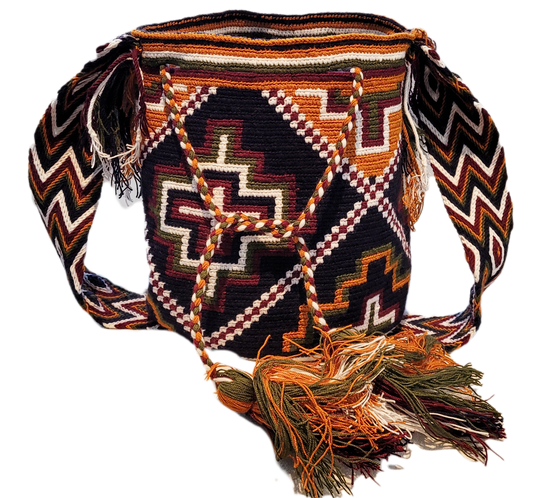 Laila Large Handmade Crochet Wayuu Mochila Bag