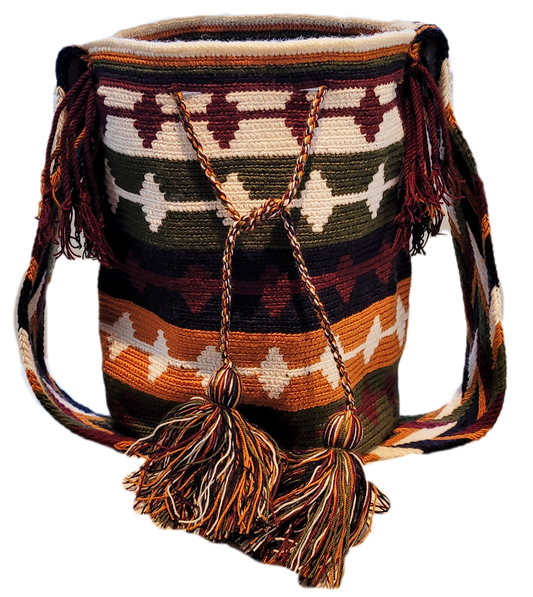 Alani Large Handmade Crochet Wayuu Mochila Bag