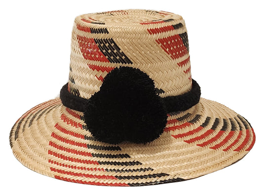 whitney handmade wayuu hat front view