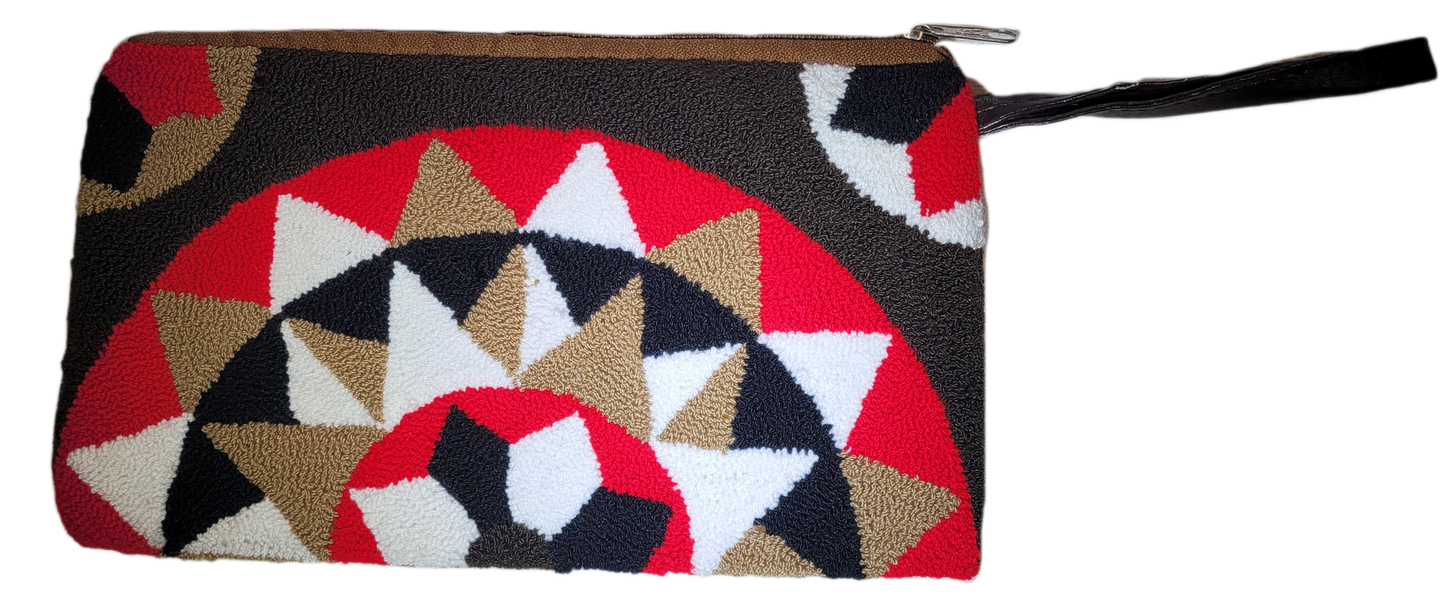 Ainsley Handmade Wayuu Punch-needle Clutch - a perfect gift for her