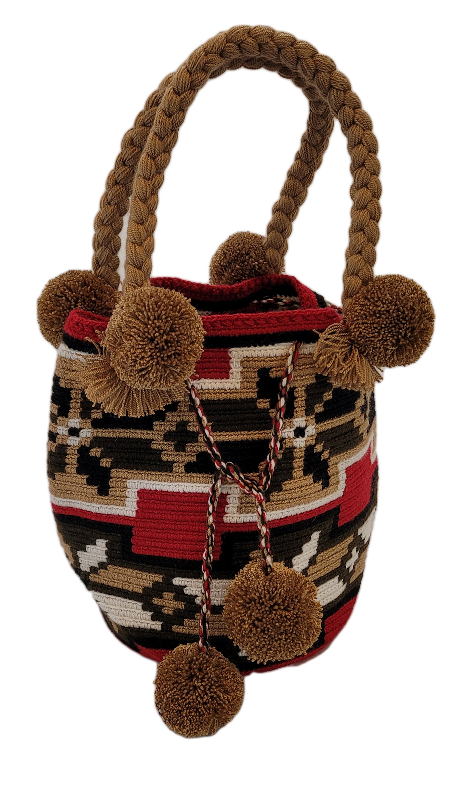 collins medium crochet wayuu bag