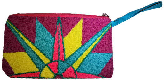 Michelle Handmade Wayuu Punch-needle Clutch - a perfect gift for her