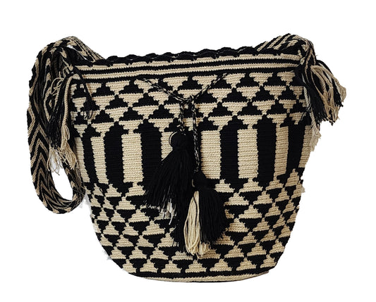 Meadow Large Handmade Wayuu Mochila bag