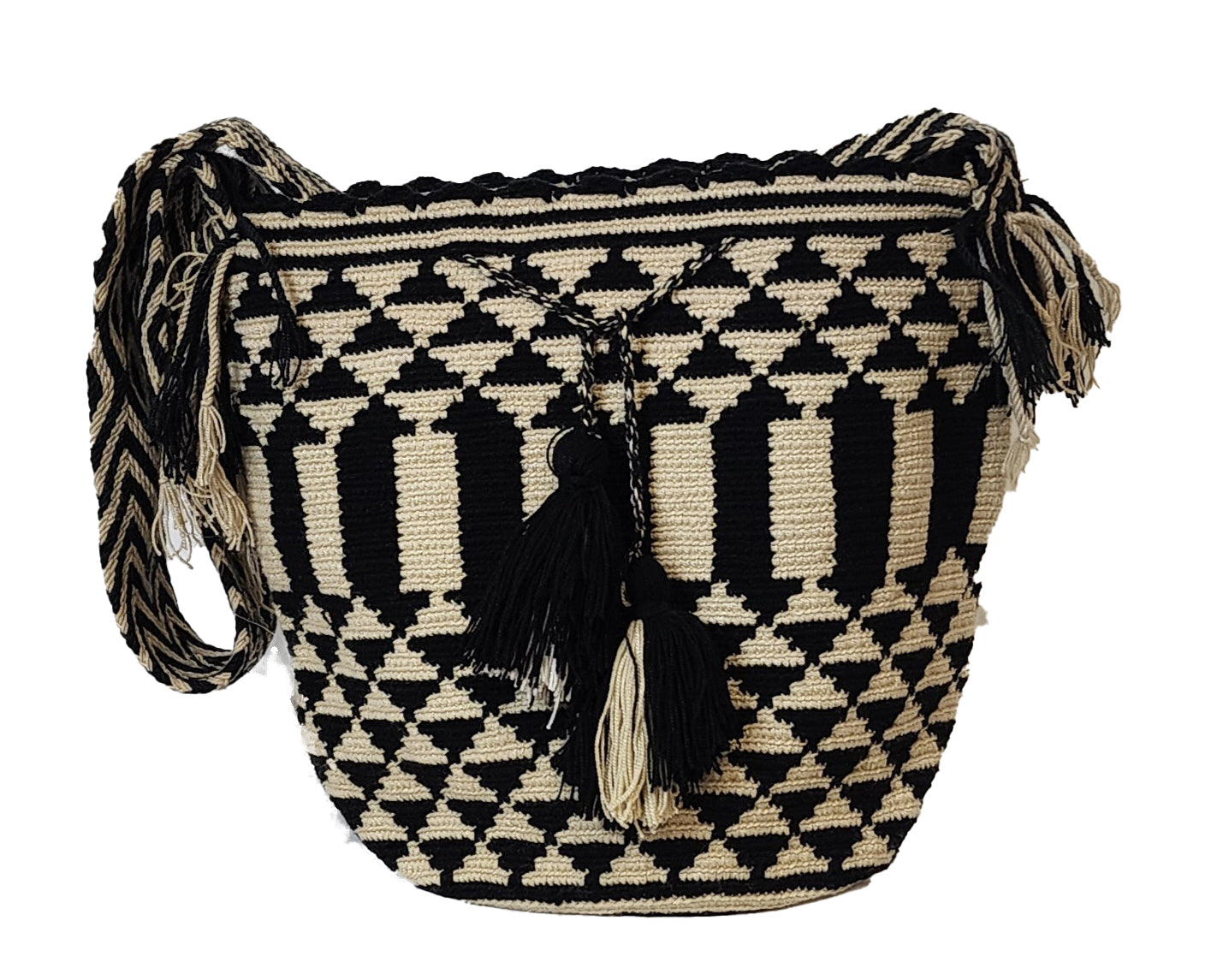 Meadow Large Handmade Wayuu Mochila bag - Wuitusu