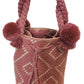 Willow Medium Short Handle Design PomPom Mochila