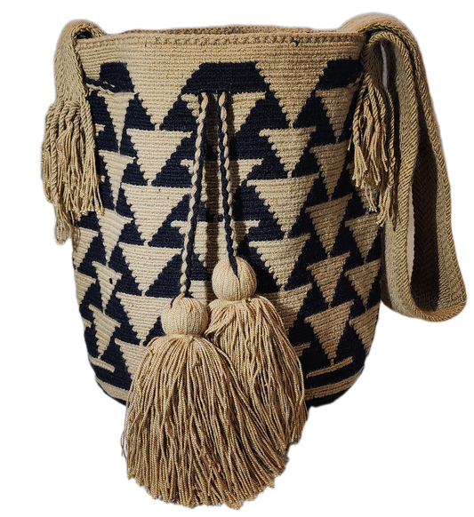 Mckenzie Large Handmade Crochet Wayuu Mochila Bag