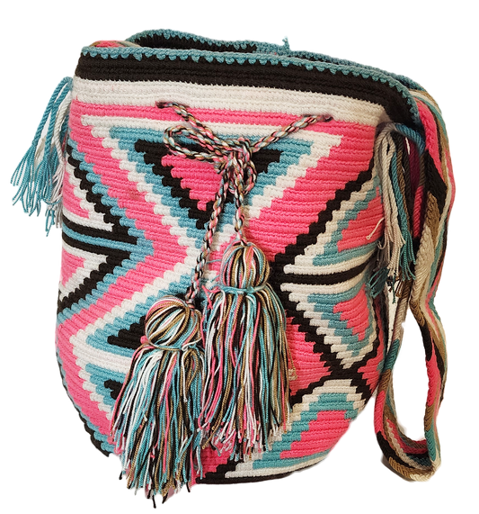 Magdalena Large Handmade Crochet Wayuu Mochila Bag