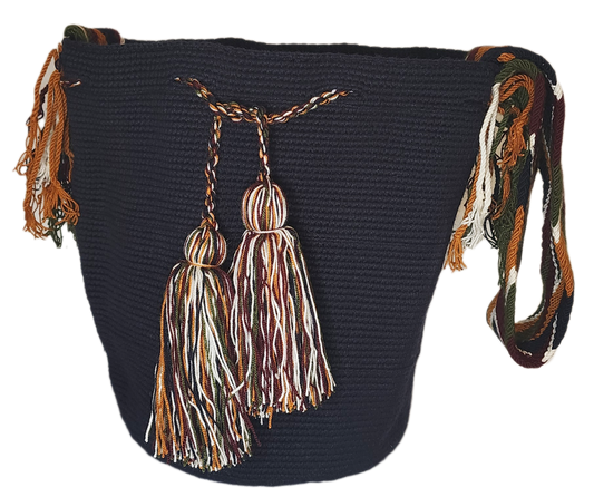 Hope Unicolor Large Handmade Wayuu Mochila Bag