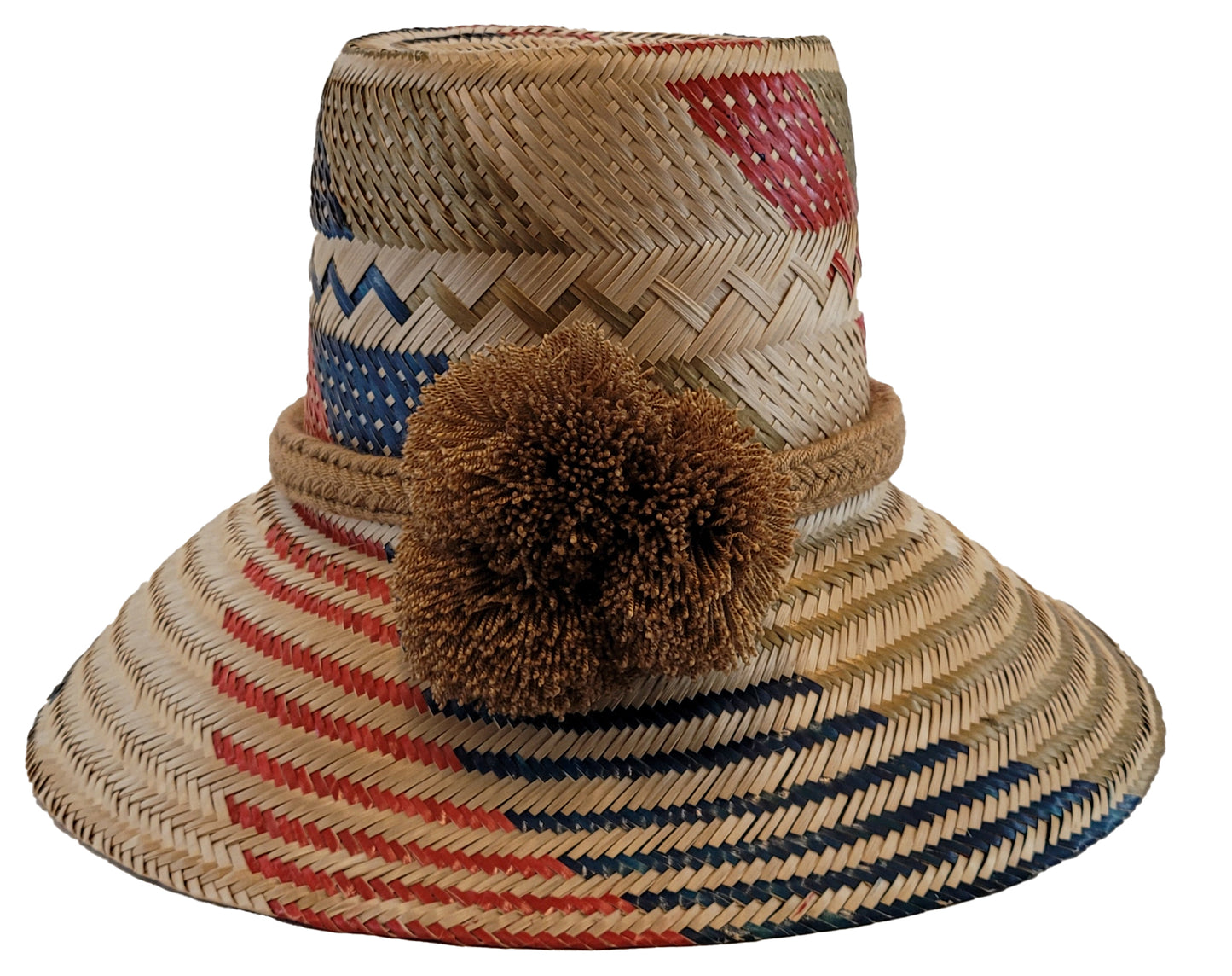 brielle handmade wayuu hat front view