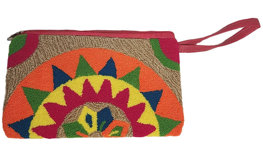 Adley Handmade Wayuu Punch-Needle Clutch