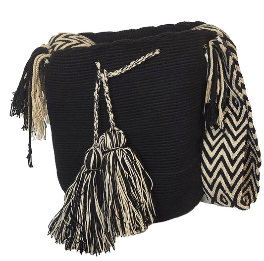 Robin Unicolor Large Handmade Wayuu Mochila Bag