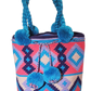 Malia Large Short Handle Design PomPom Mochila - a perfect gift for her