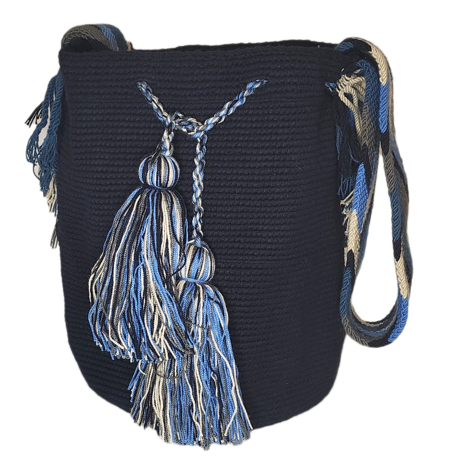 Arabella Unicolor Large Handmade Wayuu Mochila Bag - a perfect gift for her