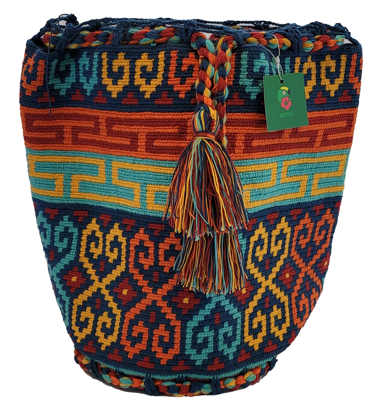 Jamie Traditional Wayuu Crochet Backpack - Wuitusu