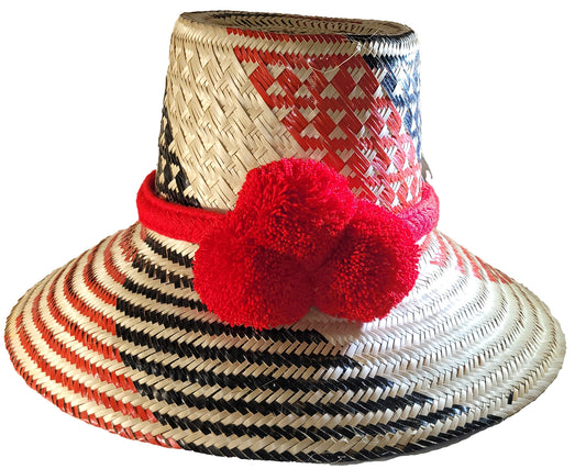 Reagan Handmade Wayuu Hat - Wuitusu-ftont