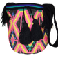 Charlie Handmade Crochet Wayuu Mochila Bag with Crystals - a perfect gift for her