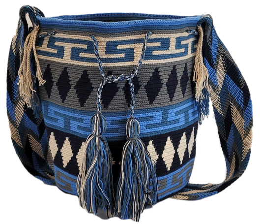 Samantha Large Handmade Crochet Wayuu Mochila Bag