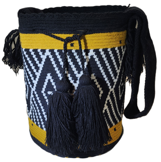 Tessa Large Handmade Crochet Wayuu Mochila Bag