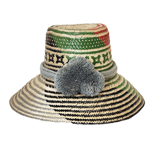 June Handmade Wayuu Hat - Wuitusu-front