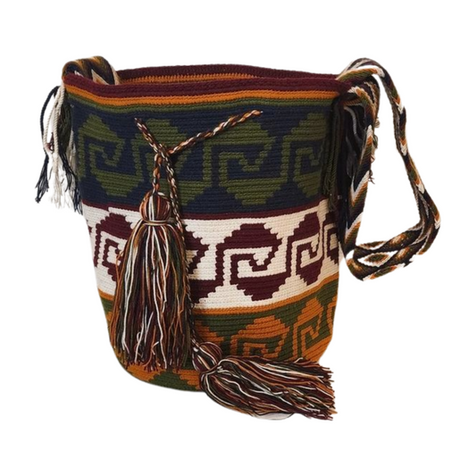 Katalina Large Handmade Crochet Wayuu Mochila Bag