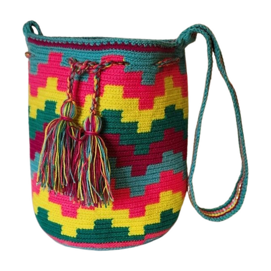 Justice Medium Handmade Crochet Handbag