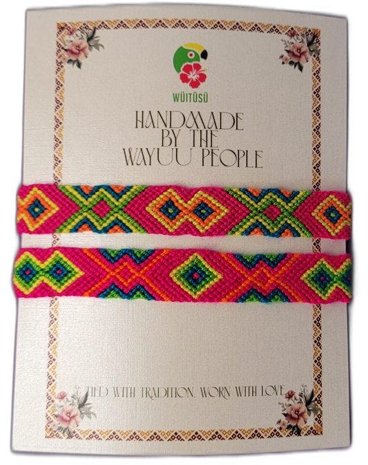 Cassandra Handmade Wayuu Bracelet set of 2 - Wuitusu