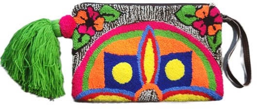 Adrianna Handmade Wayuu Punch-needle Clutch - Wuitusu