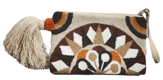 Dayana Handmade Wayuu Punch-needle Clutch - Wuitusu