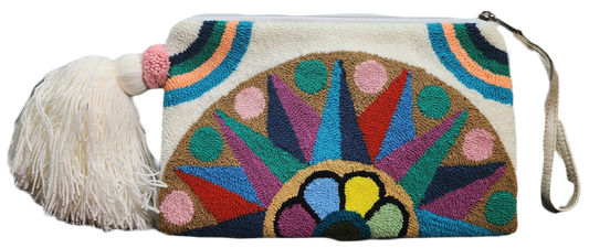 Karina Handmade Wayuu Punch-needle Clutch - Wuitusu