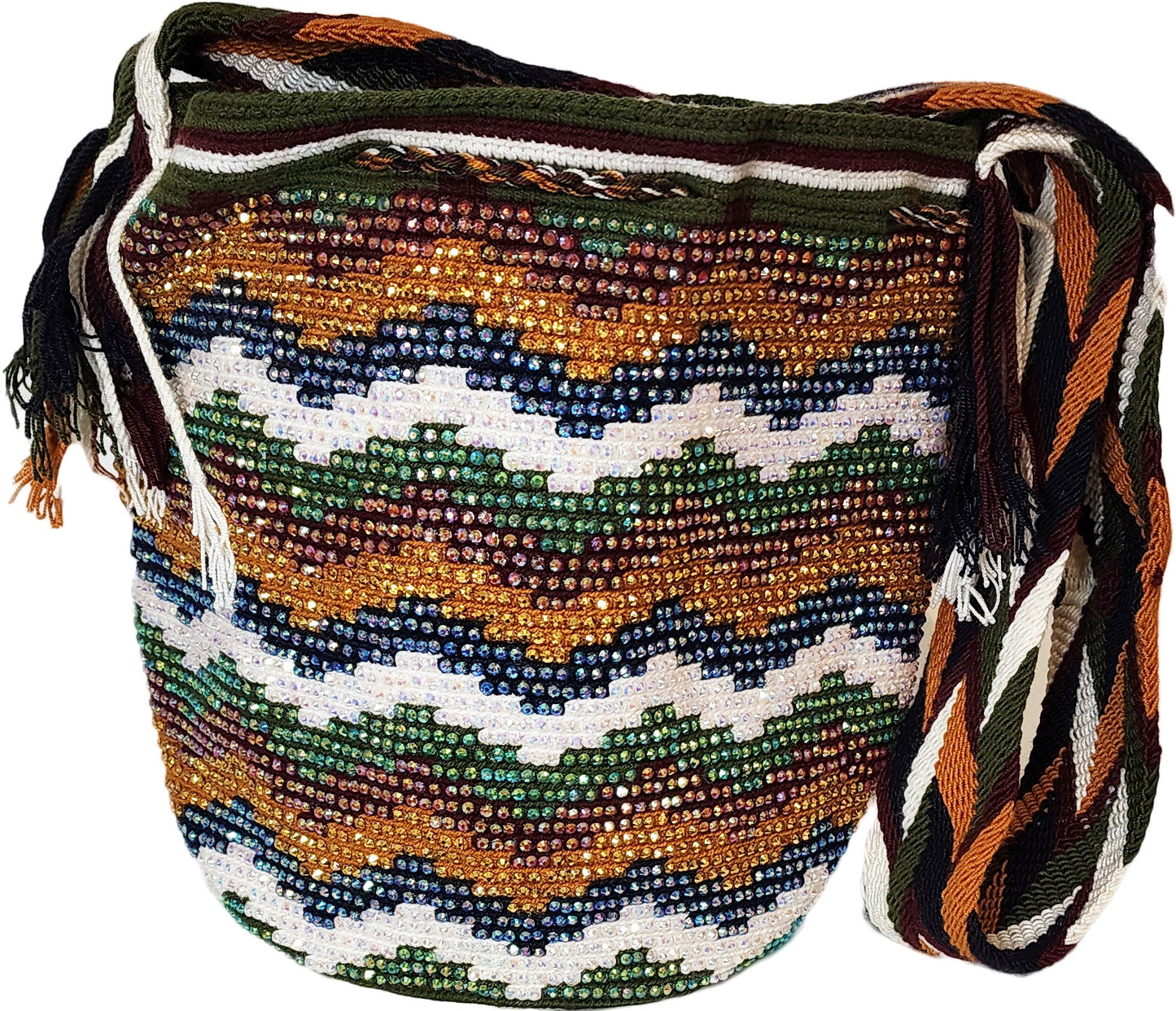 Jimena Handmade Crochet Wayuu Mochila Bag - Wuitusu