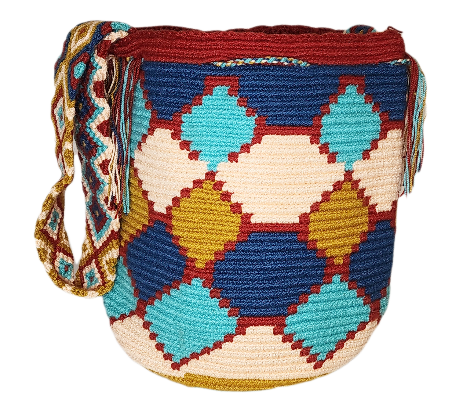 Bottom view Juliana Medium Handmade Crochet Handbag - a perfect gift for her