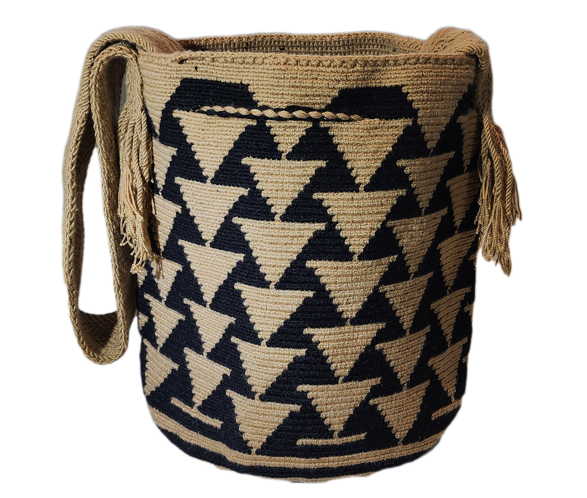 Bottom view Mckenzie Large Handmade Crochet Wayuu Mochila Bag - a perfect gift for her