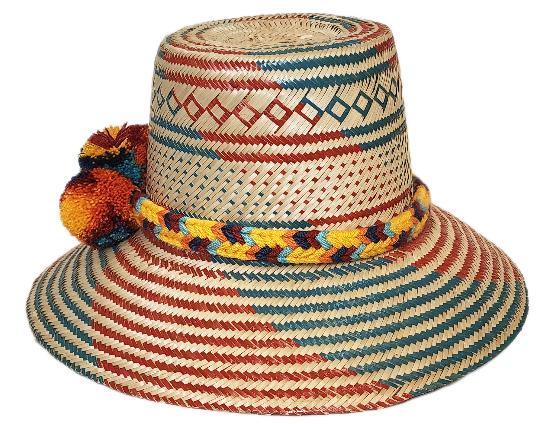 Jacqueline Handmade Wayuu Hat side