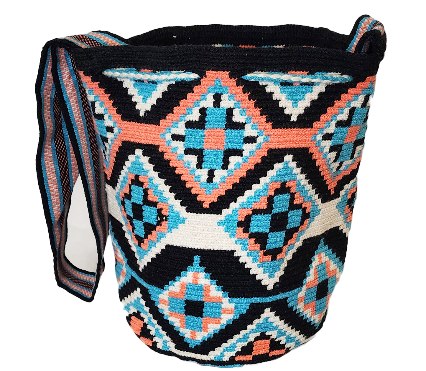 Belle Large Handmade Crochet Wayuu Mochila Bag