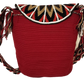 Madalynn Large Handmade Crochet Wayuu Bag with Lid