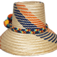 Scarlet Handmade Wayuu Hat side