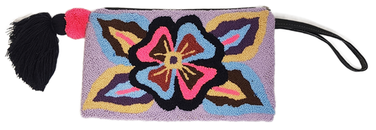 Elliana Handmade Wayuu Punch-needle Clutch - Wuitusu