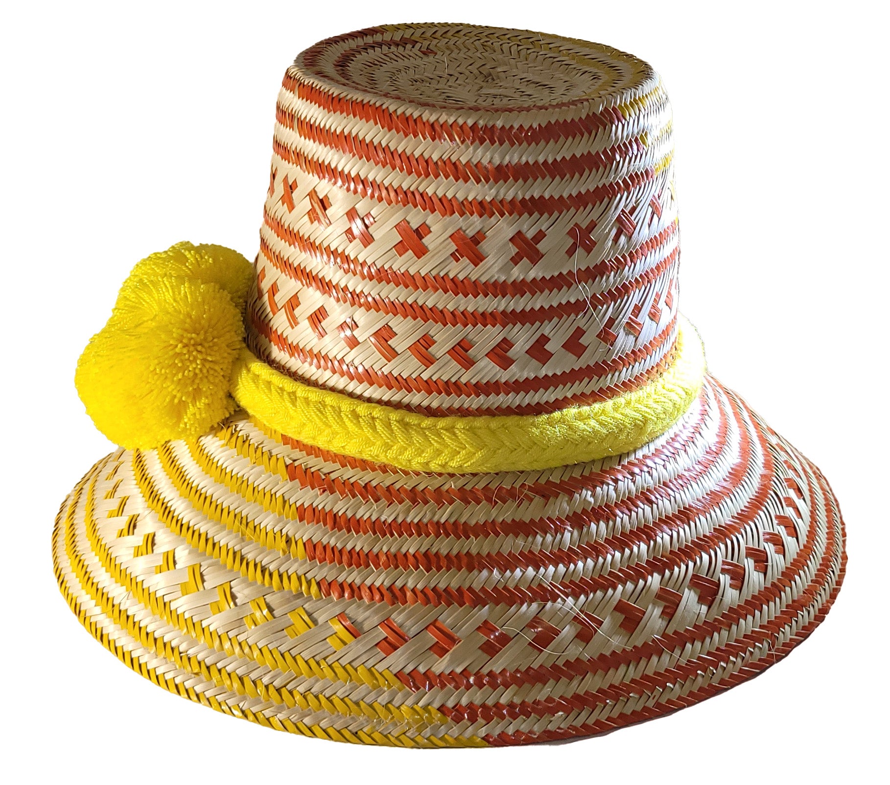 Alexandra Handmade Wayuu Hat - Wuitusu=side