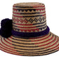 everleigh handmade wayuu hat  side view