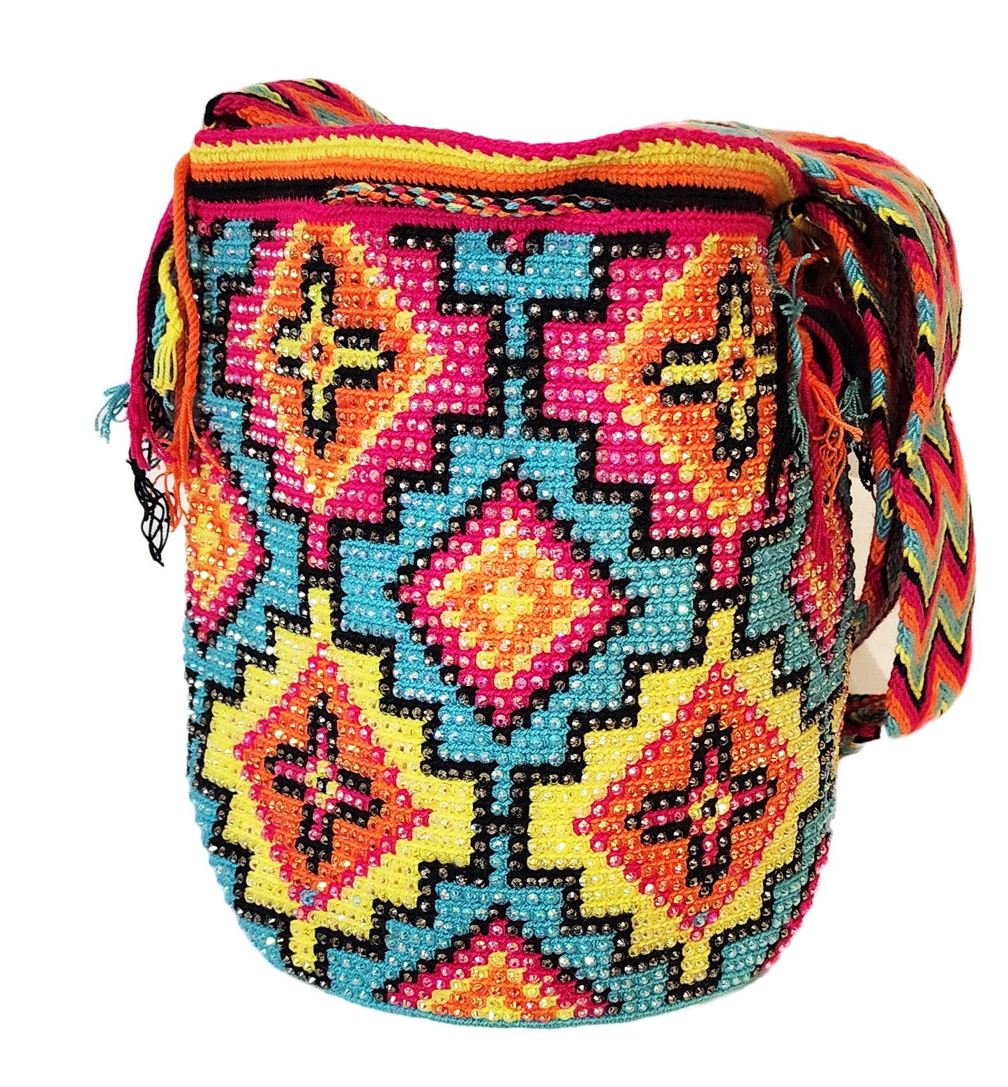 Elisa Handmade Crochet Wayuu Mochila Bag - Wuitusu
