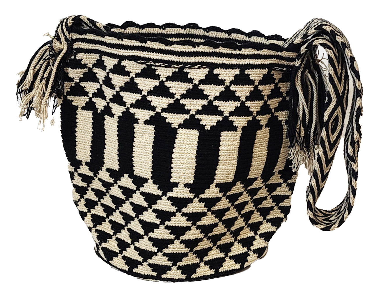 Meadow Large Handmade Wayuu Mochila bag - Wuitusu