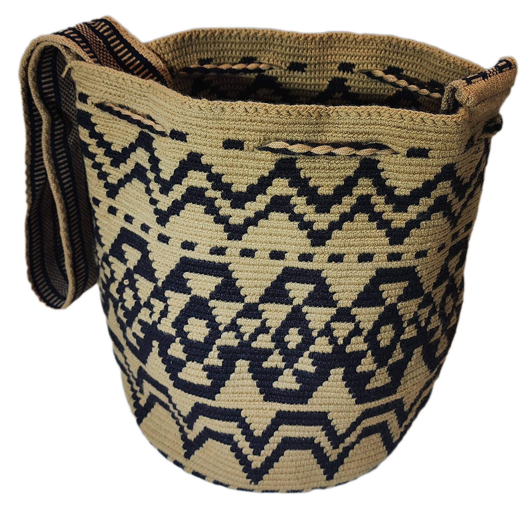 Bottom view Milani Handmade Wayuu Mochila Bag - a perfect gift for her